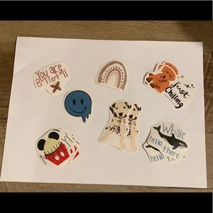 I just designed new freebie stickers for orders!